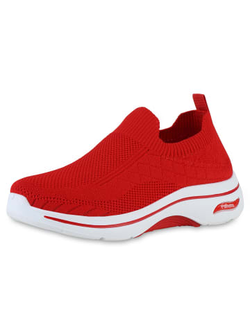 VAN HILL Slip Ons Sophia in Rot