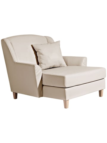 others SESSEL XXL Karil Bezug Kunstleder Buche natur / beige