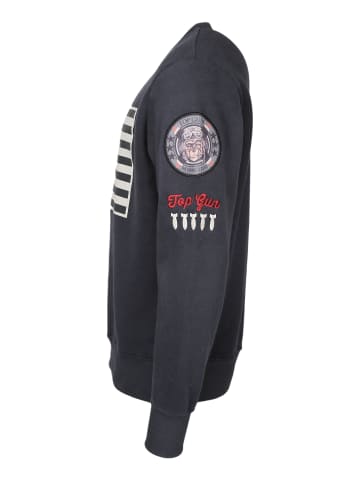 TOP GUN Sweater Game TG20191027 in navy