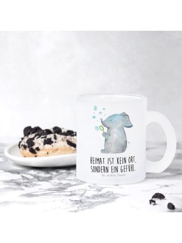 Mr. & Mrs. Panda Tee Tasse Elefant Seifenblasen mit Spruch in Transparent