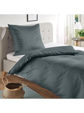 Traumschlaf Bettwäsche Stripe in anthrazit