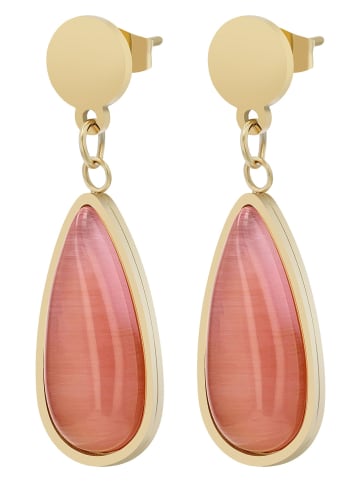 Adeliás Damen Halskette mit Anhänger – aus Edelstahl in gold