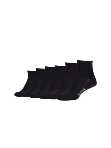 Mustang Kurzsocken 6er Pack casual in Schwarz