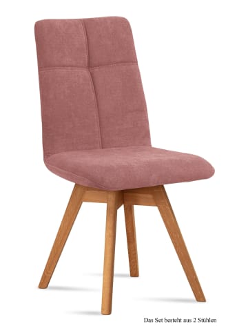 58 aufm Kessel ESSZIMMERSTUHL drehbar (2er-Set) Dorea 47x92x60 Eiche geölt/Khaki