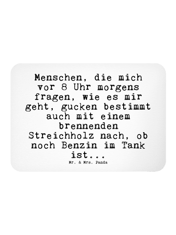 Mr. & Mrs. Panda Magnet Menschen, die mich vor... mit Spruch in Weiß