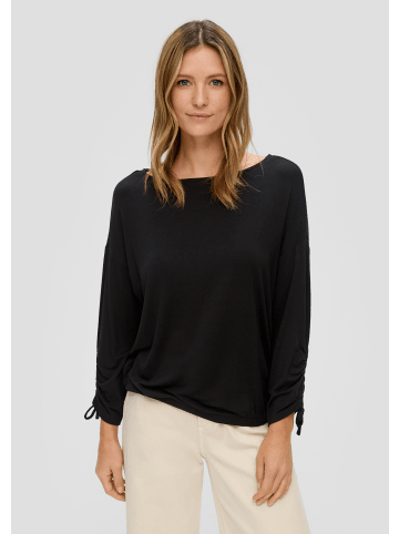 s.Oliver T-Shirt 3/4 Arm in Schwarz