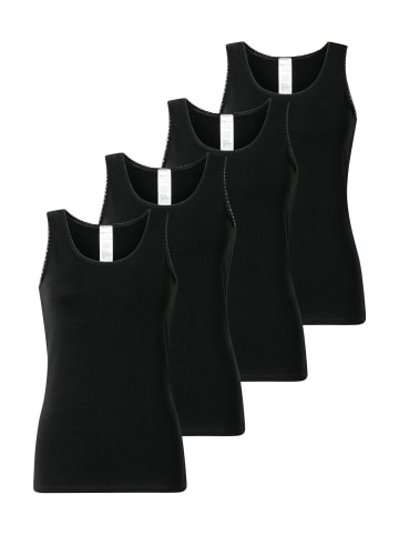 Schiesser Unterhemd Modern Multipacks in Schwarz