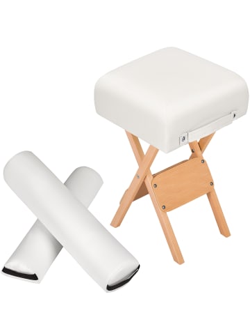 tectake Sitzhocker mit 2 Lagerungsrollen