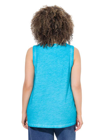 Ulla Popken Strick-Top in tiefes aqua