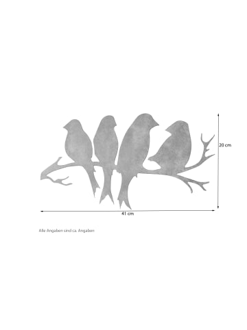 möbel-direkt Wanddekoration Vögel in braun