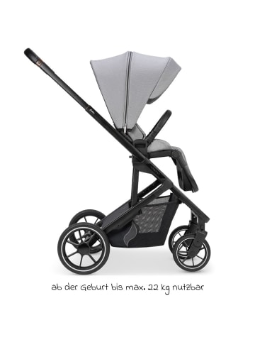Osann Kombi-Kinderwagen Juntos bis 22 kg belastbar in grau,schwarz