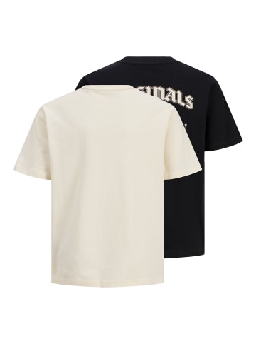 JACK & JONES Junior 2er-Pack T-shirt in Black