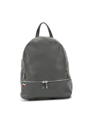 Florence Leder Cityrucksack Florence Rucksack grau ca. 32cm