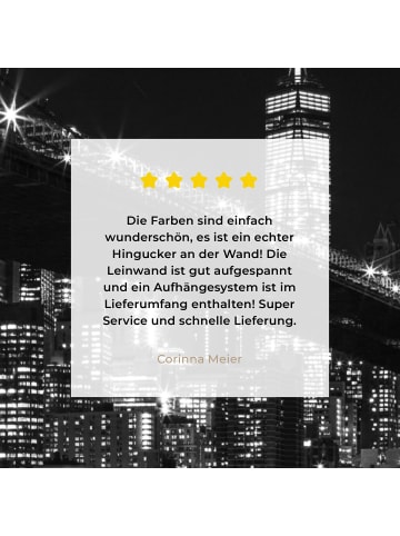 MuchoWow Leinwand bilder Brooklyn Bridge (BxH)