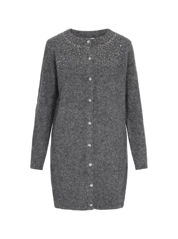 DreiMaster Vintage Women Cardigan in dark grey melange