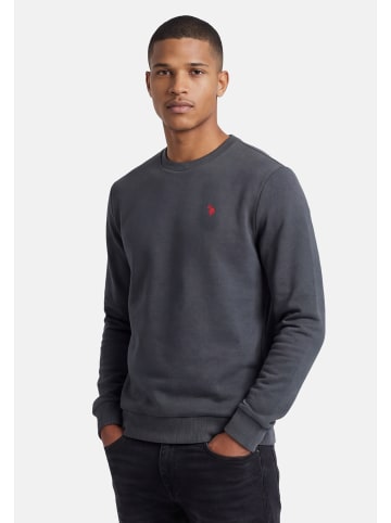U.S. Polo Assn. Pullover USJaxxon – Herren Sweatshirt mit Rundhalsausschnitt in Dark Grey