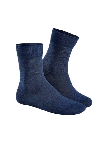 Hudson Socken Relax Cotton weich in Marine