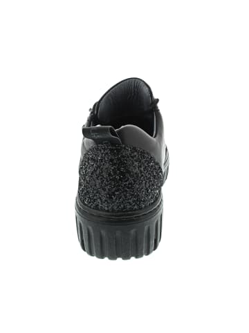 WALDLÄUFER sportlicher Schnürer Schwarz