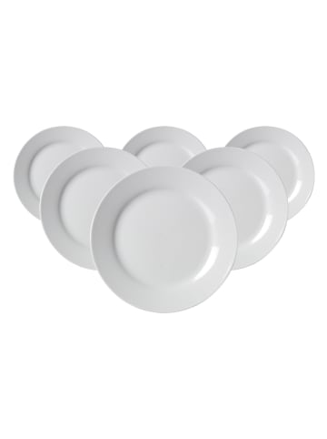 Ritzenhoff & Breker 6er Set Dessertteller Bianco ø 19 cm weiß in weiß