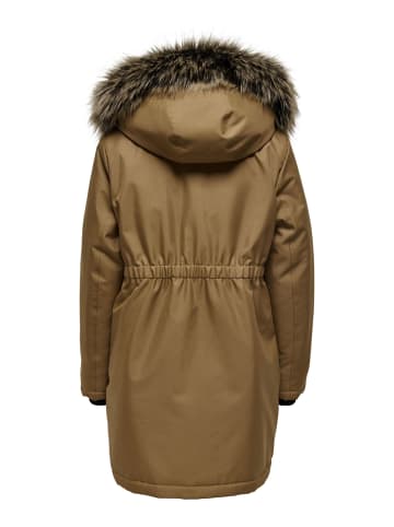 ONLY Langer Parka in Toasted Coconut