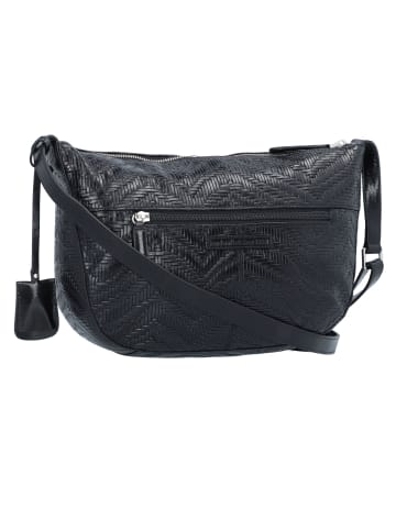 PICARD Sunshine Umhängetasche Leder 33 cm in schwarz