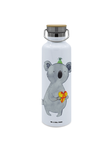 Mr. & Mrs. Panda wasser trinkflasche Koala Geschenk ohne Spruch in Weiß