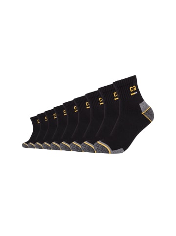 camano Arbeitskurzsocken 9er Pack work in Schwarz