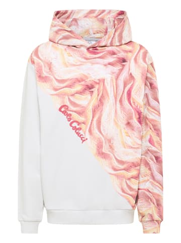 Carlo Colucci Hoodie ohne Reißverschluss Draicchio in Orange