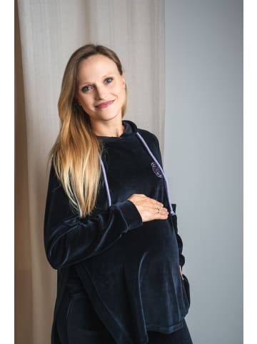 Cool Mama Mutterschaft & Stillen Hoodie 2 in 1 in SCHWARZ