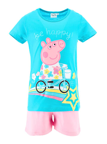 Peppa Pig Schlafanzug Shorty Peppa Pig in Hellblau