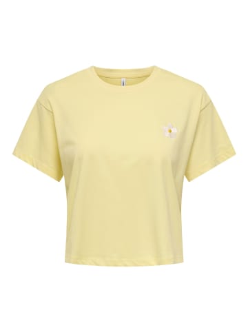 ONLY T-Shirt 1er Pack in Gelb