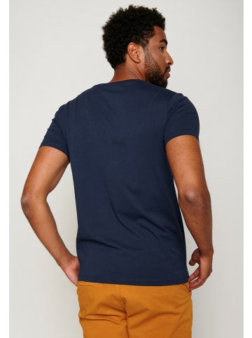 GreenBomb T-Shirt Animal Sloth Ice in Marineblau