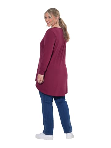 MIAMODA Shirt in weinrot