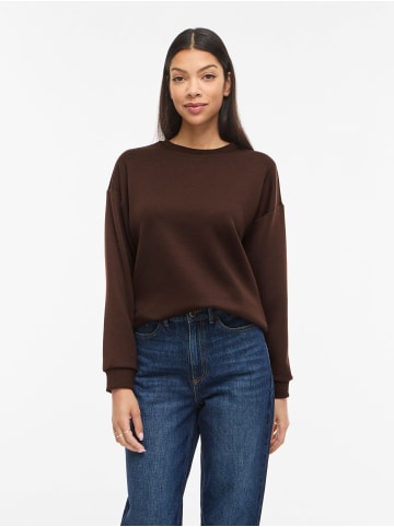 Vila Sweatshirt in Coffee Bean 1