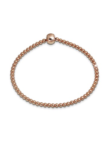 SilberDream 925 Silber vergoldet in Rosegold 333 Damenarmband Kugeln ca 16cm