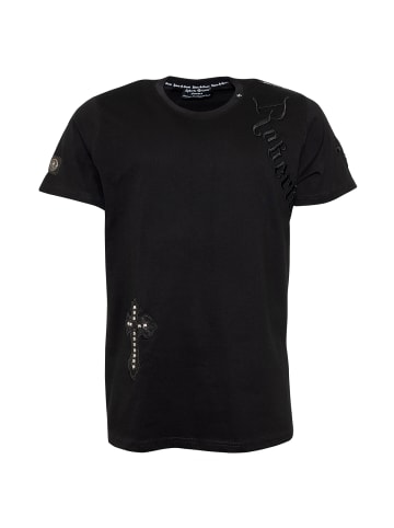 Roberto Geissini Stitch T-Shirt Schwarz