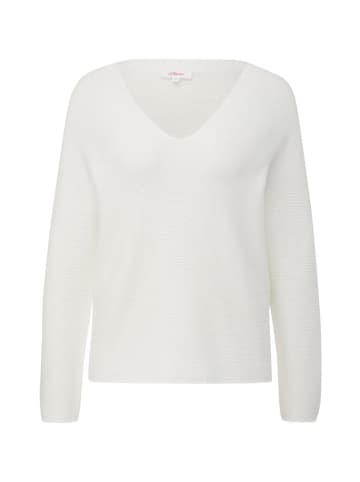 S.OLIVER RED LABEL Pullover in creme
