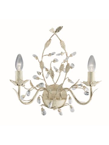Licht-Erlebnisse Wandlampe (B)37 x (H)40 cm in Creme Gold