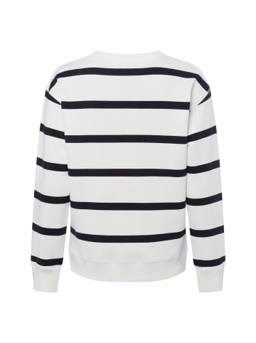 Marie Lund Sweatshirt in weiß marine