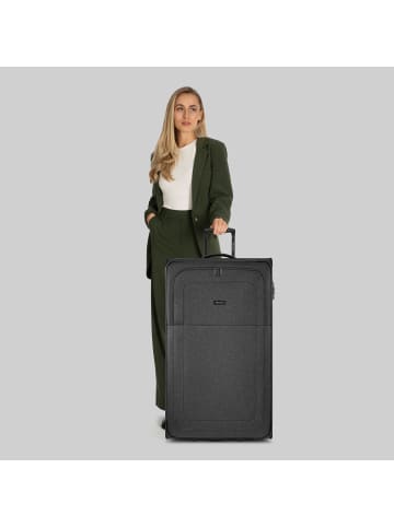 Redolz Essentials 12 2-Rollen Trolley XL 90 cm Sondergröße extra groß in black