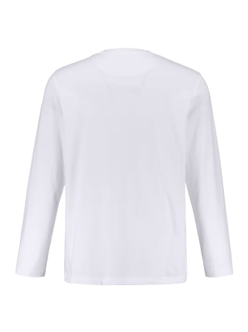 JP1880 Kurzarm T-Shirt in schneeweiß