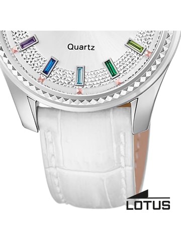 Lotus Chronograph-Armbanduhr Lotus Classic weiß mittel (ca. 38mm)