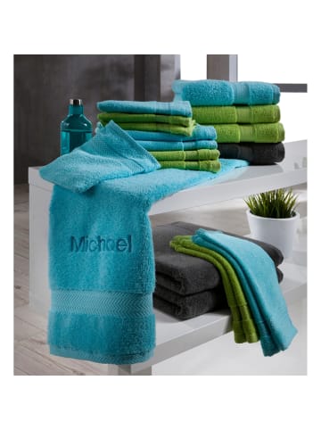 Erwin Müller Frottier Waschhandschuh 2er-Pack Friedrichshafen in türkis