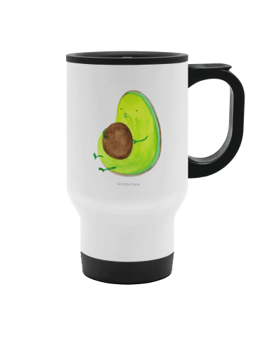 Mr. & Mrs. Panda thermosbecher Avocado Pfeifen ohne Spruch in Weiß