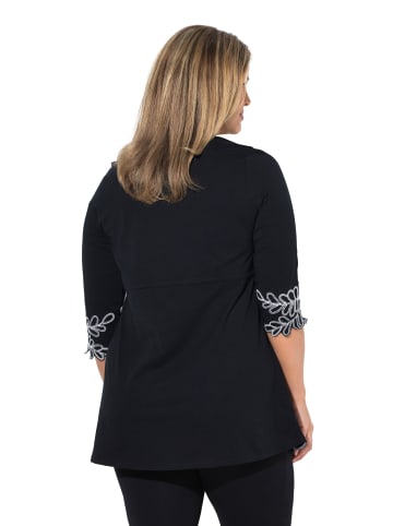 Ulla Popken Longshirt in schwarz