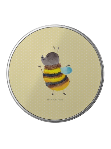 Mr. & Mrs. Panda Dose Hummel flauschig ohne Spruch in Gelb Pastell