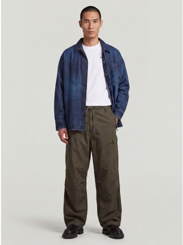 G-Star Raw Boxy Fit Overshirt faded cerulean skin