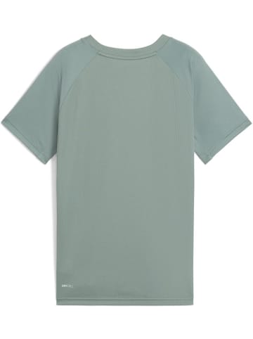 Puma T-Shirt "ACTIVE SPORTS Graphic Poly Tee B" in Grün