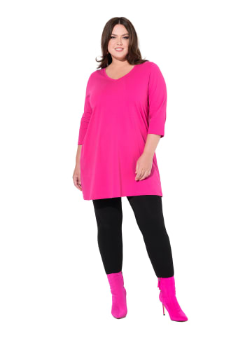 Ulla Popken Longshirt in fuchsia pink