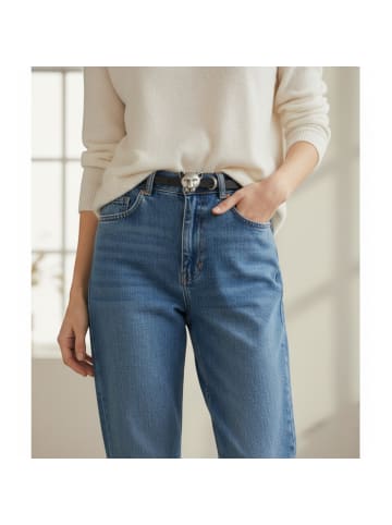 FRONHOFER Ledergürtel in Khaki